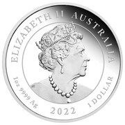 1 Dollar - Elizabeth II 6th Portrait - Quokka - Silver Proof obverse image