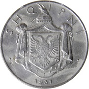 ½ Lek obverse image