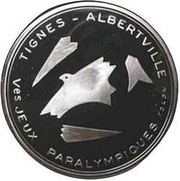 100 Francs Paralympics obverse image