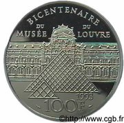 100 Francs sacre de Napoléon I, France, 1993-1994 reverse image