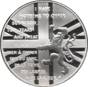 100 Francs Winston Churchill, France, 1994 reverse image