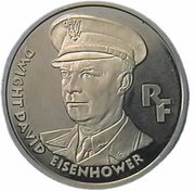 100 Francs Dwight David Eisenhower obverse image