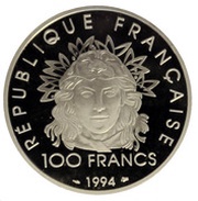 100 Francs Discobole obverse image