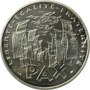100 Francs Peace, France, 1995 reverse image