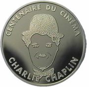 100 Francs Charlie Chaplin, France, 1995 reverse image
