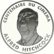 100 Francs Alfred Hitchcock, France, 1995 reverse image