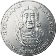 100 Francs Clovis obverse image