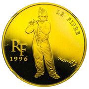 100 Francs / 15 Euro Edouard Manet - Fife player obverse image