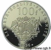 100 Francs Madame de Sevigné, France, 1996 reverse image