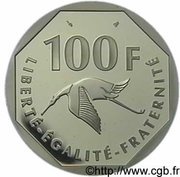 100 Francs Georges Guynemer, France, 1997 reverse image