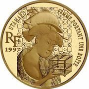 100 Francs / 15 Euros Kitagara Utamaro’s Lady obverse image