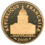 100 Franc Panthéon obverse image
