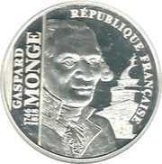 100 Francs Gaspard Monge obverse image