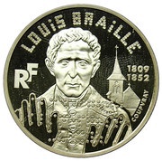 100 Francs Louis Braille obverse image