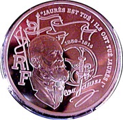 100 Francs Jean Jaurès obverse image