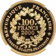 100 Francs Louis IX Ecu obverse image