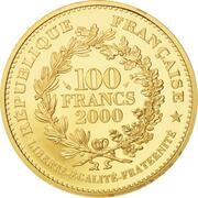 100 Francs Franc of John II obverse image