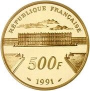 500 Francs Mozart obverse image