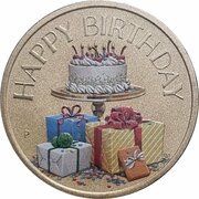 1 Dollar - Elizabeth II 6th Portrait - Happy Birthday, Australia, 2022 reverse image
