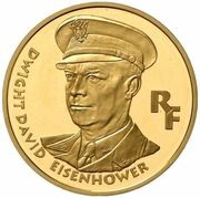 500 Francs Dwight David Eisenhower obverse image