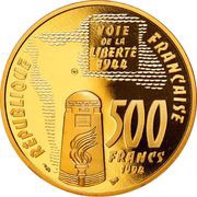 500 Francs Sainte-Mère-Église obverse image