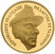 500 Francs General de Lattre de Tassigny obverse image