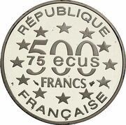500 Francs / 75 Ecus Big Ben obverse image