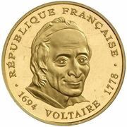 500 Francs Voltaire obverse image