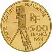500 Francs Yves Montand; Large module obverse image