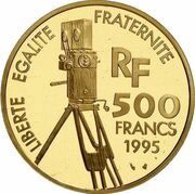 500 Francs Georges Melies; Small module obverse image