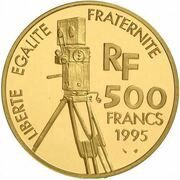 500 Francs Federico Fellini; Large module obverse image
