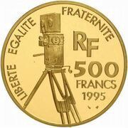 500 Francs Marcel Pagnol; Large module obverse image