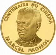500 Francs Marcel Pagnol; Large module, France, 1995 reverse image