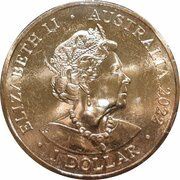 1 Dollar - Elizabeth II Posthumous; 6th Portrait - Wallal Centenary obverse image