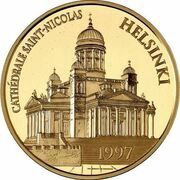 500 Francs / 75 Euros St. Nicholas Cathedral, France, 1997 reverse image