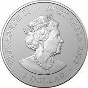 1 Dollar - Elizabeth II Posthumous; 6th Portrait - 90 Years of the ABC obverse image