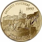 500 Francs / 75 Euros Wenceslas Wall, France, 1997 reverse image