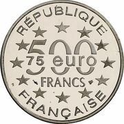 500 Francs / 75 Euros Wenceslas Wall obverse image