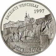 500 Francs / 75 Euros Wenceslas Wall, France, 1997 reverse image