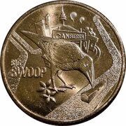 1 Dollar In the name of Elizabeth II; 6th Portrait - The Big Swoop, Australia, 2023 reverse image