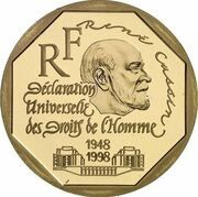 500 Francs Rene Samuel Cassin obverse image