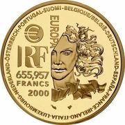 655.957 Francs Modern Art obverse image