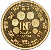 655.957 Francs Europa; Large module obverse image