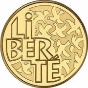 655.957 Francs Liberte, France, 2001 reverse image