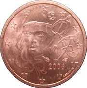 1 Euro Cent obverse image