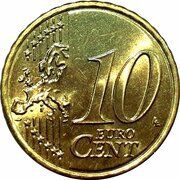 10 Euro Cents 2nd map reverse image
