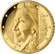 10 Euro Cents Simone Veil obverse image
