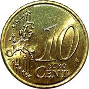 10 Euro Cents Simone Veil, France, 2024 reverse image