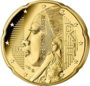 20 Euro Cents Josephine Baker obverse image