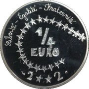 ¼ Euro Children's Euro Design, France, 2002 reverse image